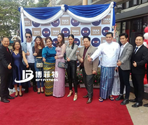 缅甸客户健身房开业-并表示采购健身器材就找粉色视频APP高清免费下载大全